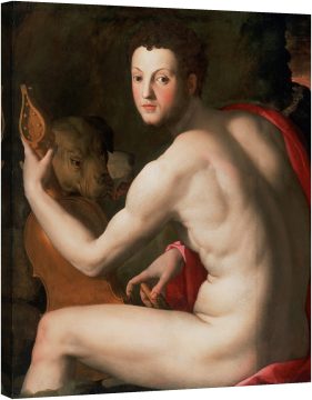 Портрет на херцог Козимо I де Медичи в ролята на Орфей