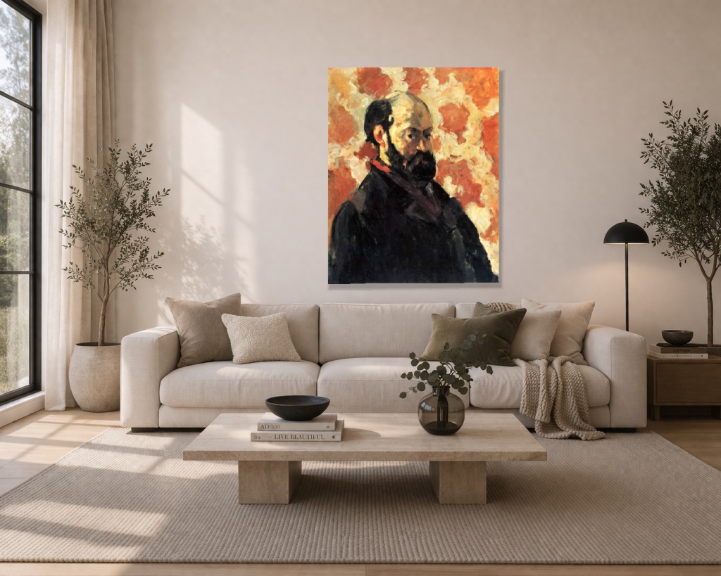 Портрет на художника с фон от рози - Image 2