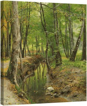 Поток в горите на Моесгард, Дания 1888