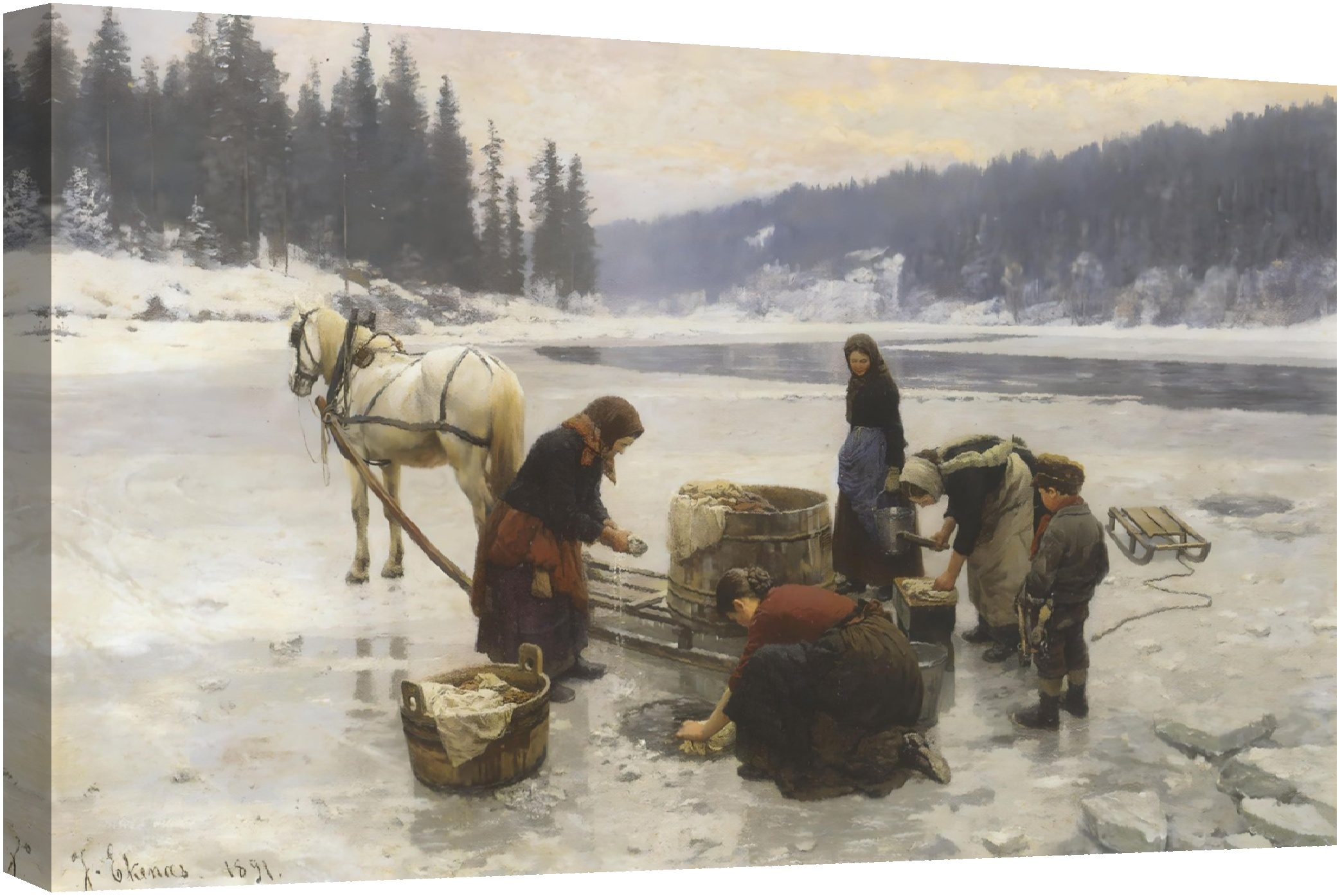 Пране в ледена вода