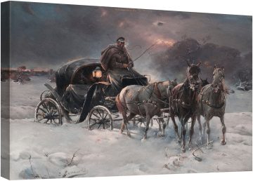 Пътешественик в зимна нощ