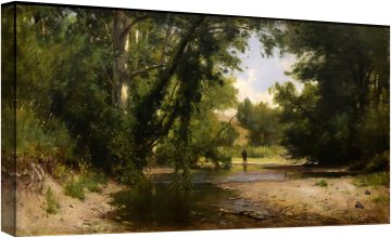 Река през гората 1866