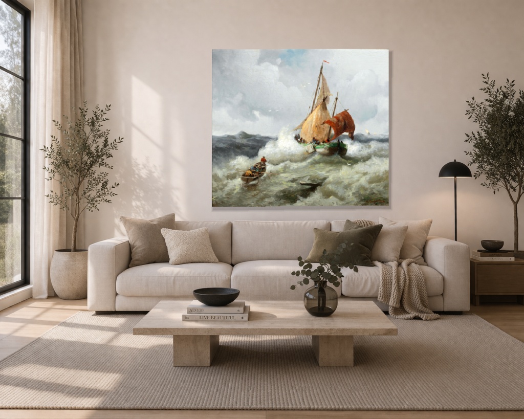 Рибар в бурно море - Image 2