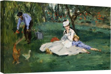 Семейството в тяхната Градина ,Аржентил 1874