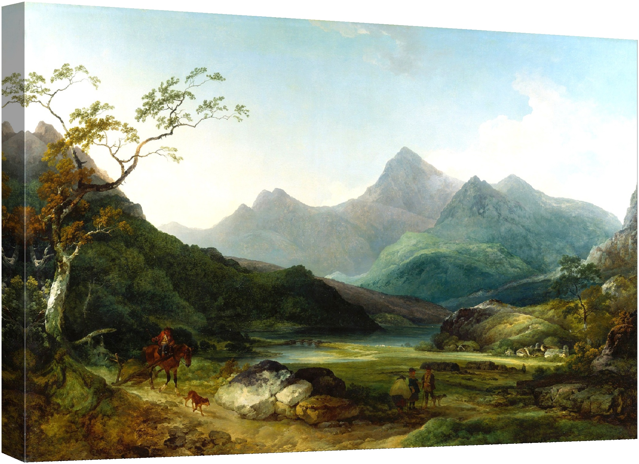 Сноудън от Капел Кюриг, сутрин 1787