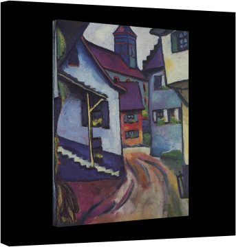 Улица с църква в Кандерн