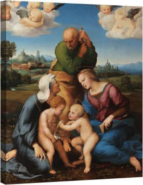 Светото семейство със свети Елизабет и Йоан Кръстител 1615