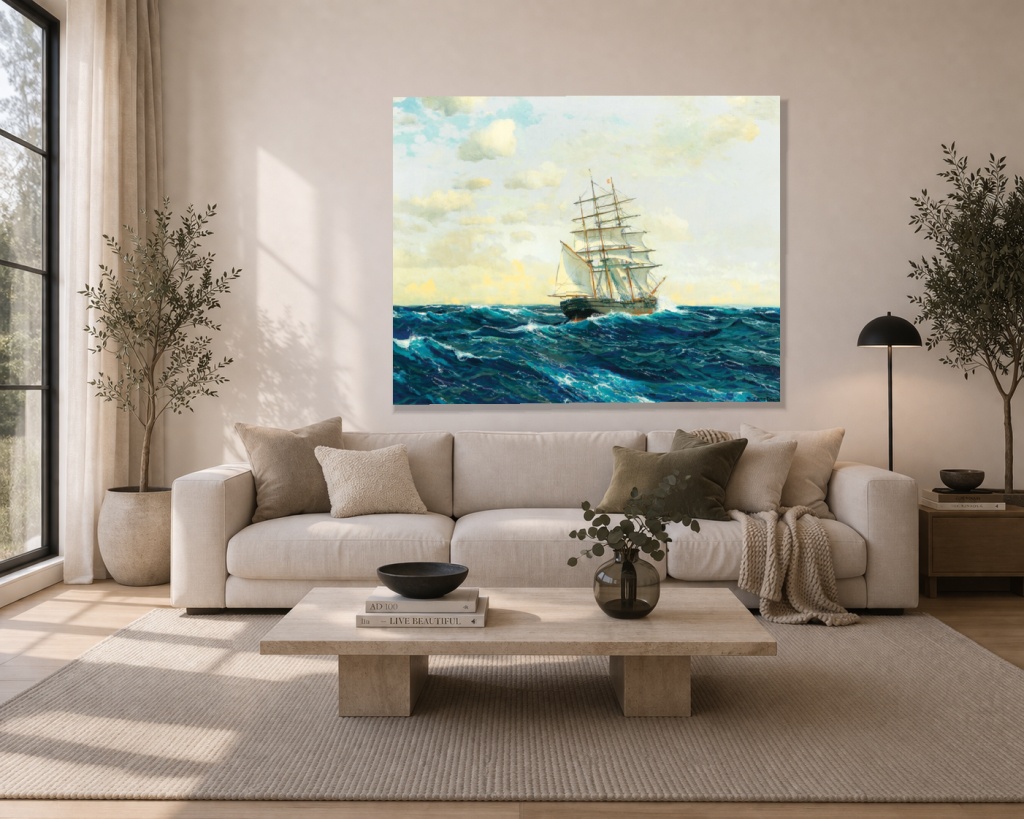 Тримачтов кораб в открито море 1939 - Image 2