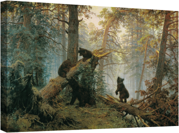 Утро в боровата гора