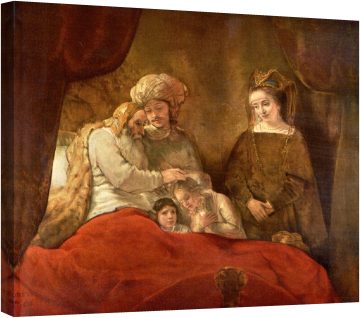 Яков благославя синовете на Йосиф 1656