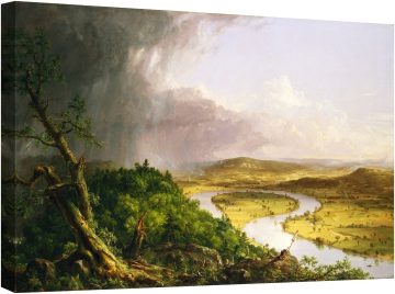 Яремът, Изглед от планината Холиоук, Нортхамптън, Масачузетс, след гръмотевична буря 1836