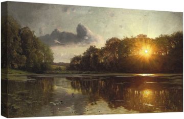 Залез над горското езеро 29