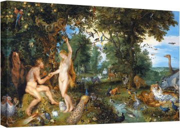 Земният рай с падението на Адам и Ева