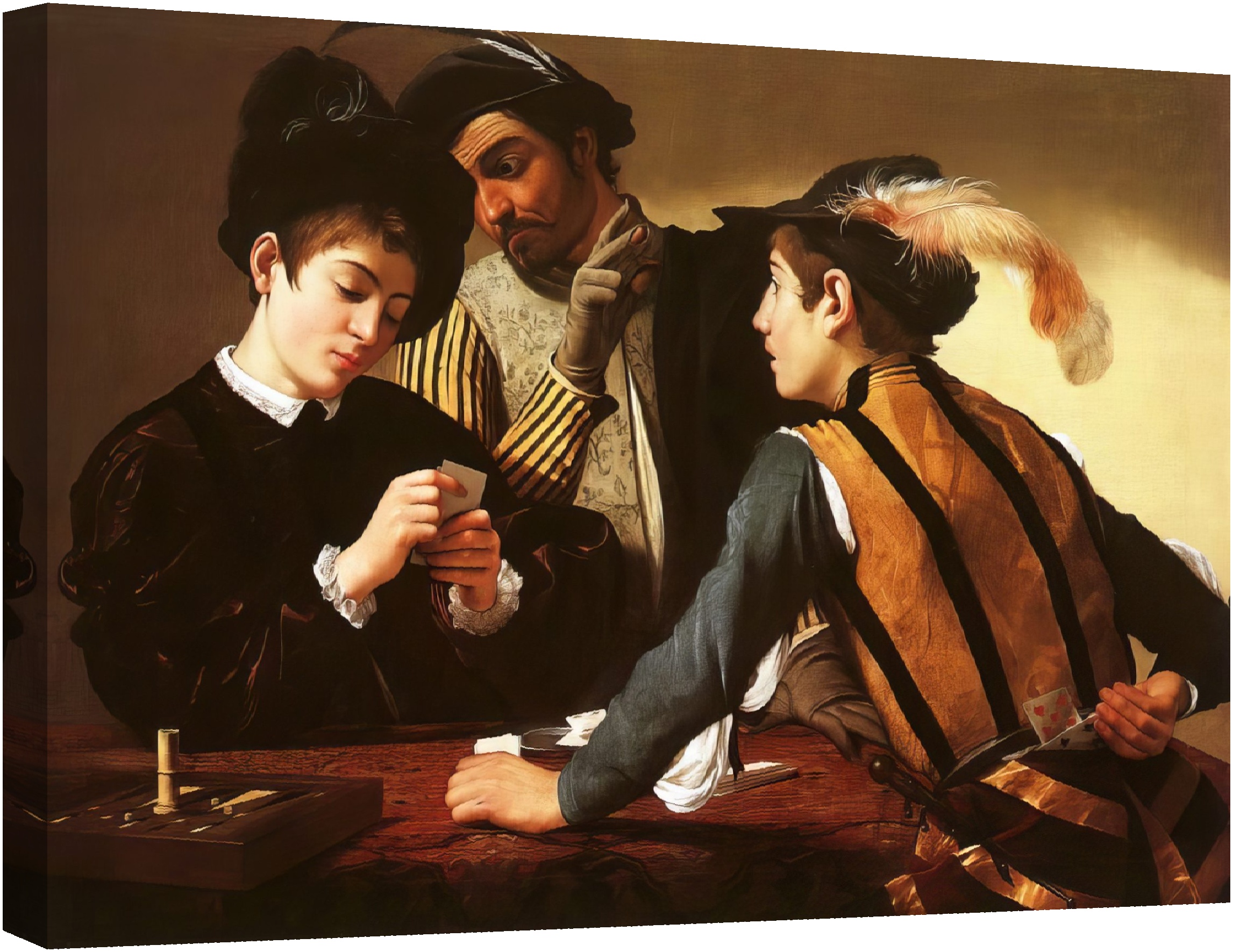 Играчи на карти 1595