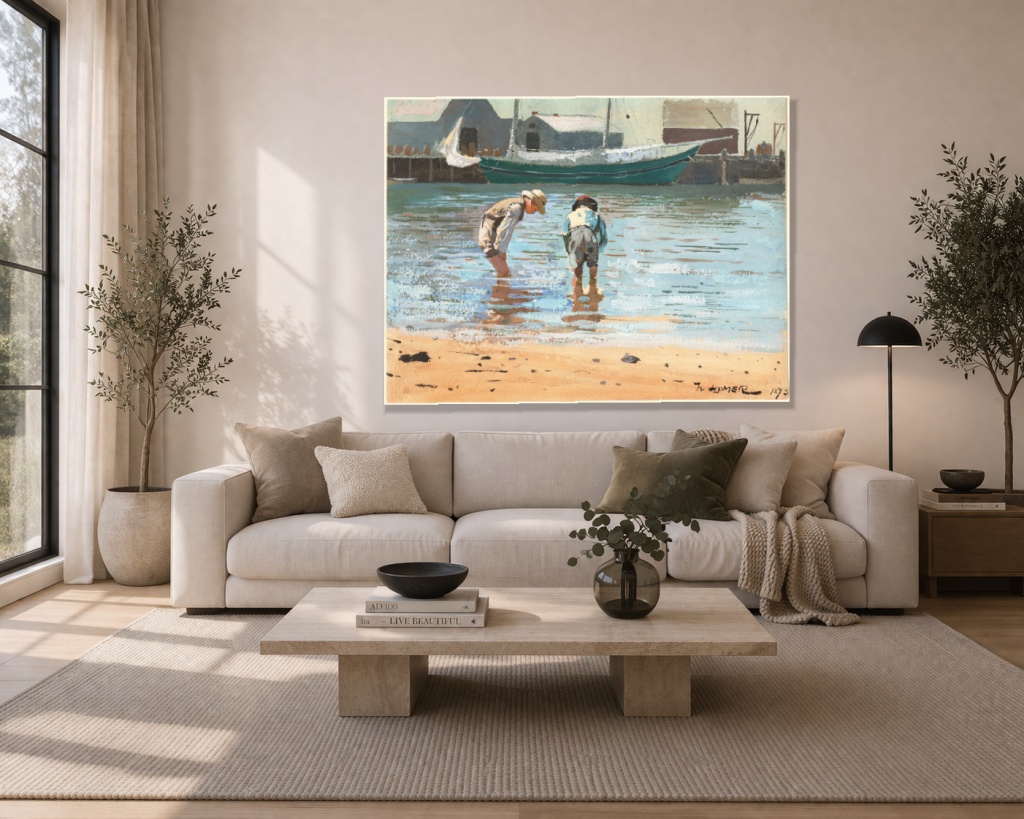 Момчета газят във водата - Image 2