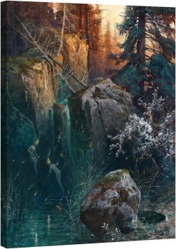 Nimfele cascadei din pădure, 1920.
