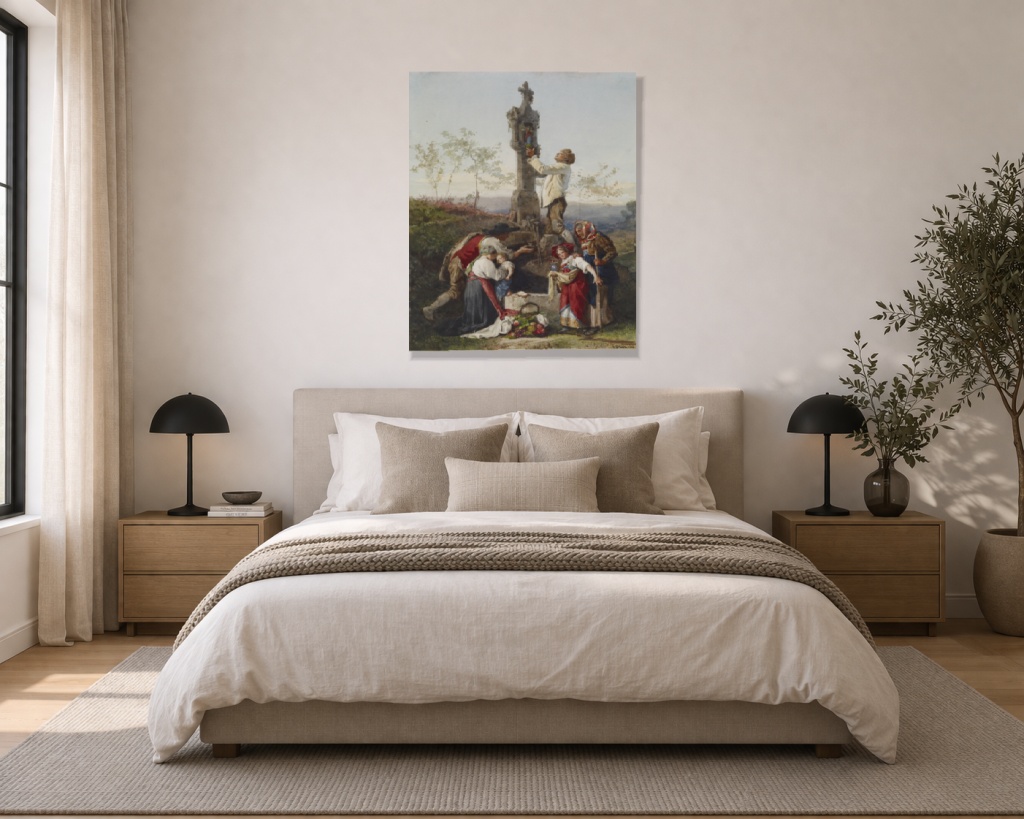 Sătenii decora o capelă pe marginea drumului - imagine 3