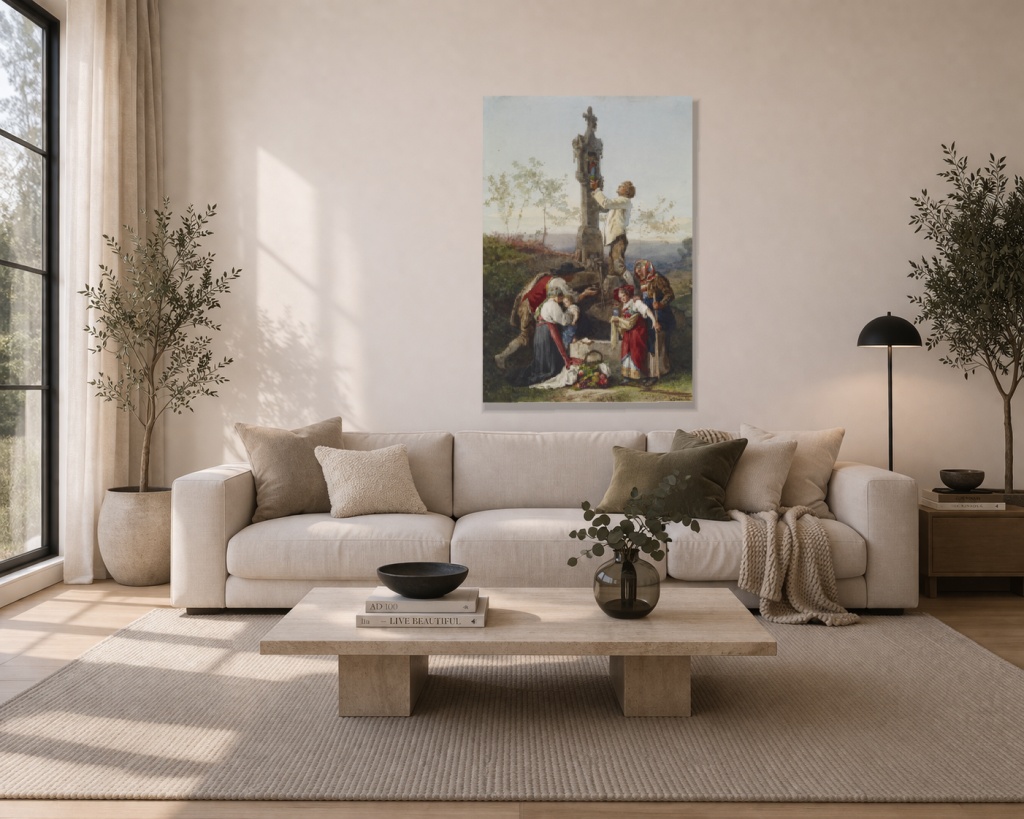 Sătenii decora o capelă pe marginea drumului - imagine 2