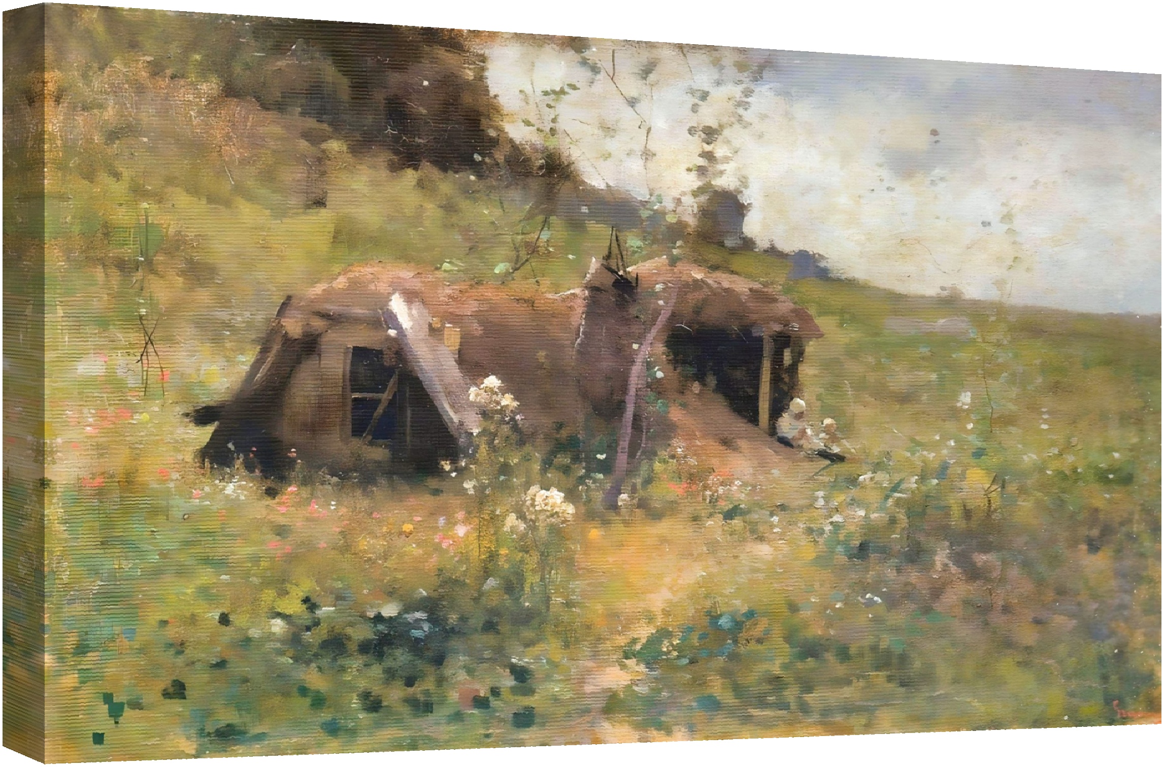Bordei in padure