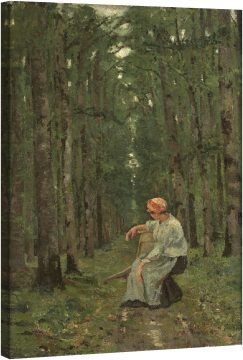 Femeie în pădure (1880)
