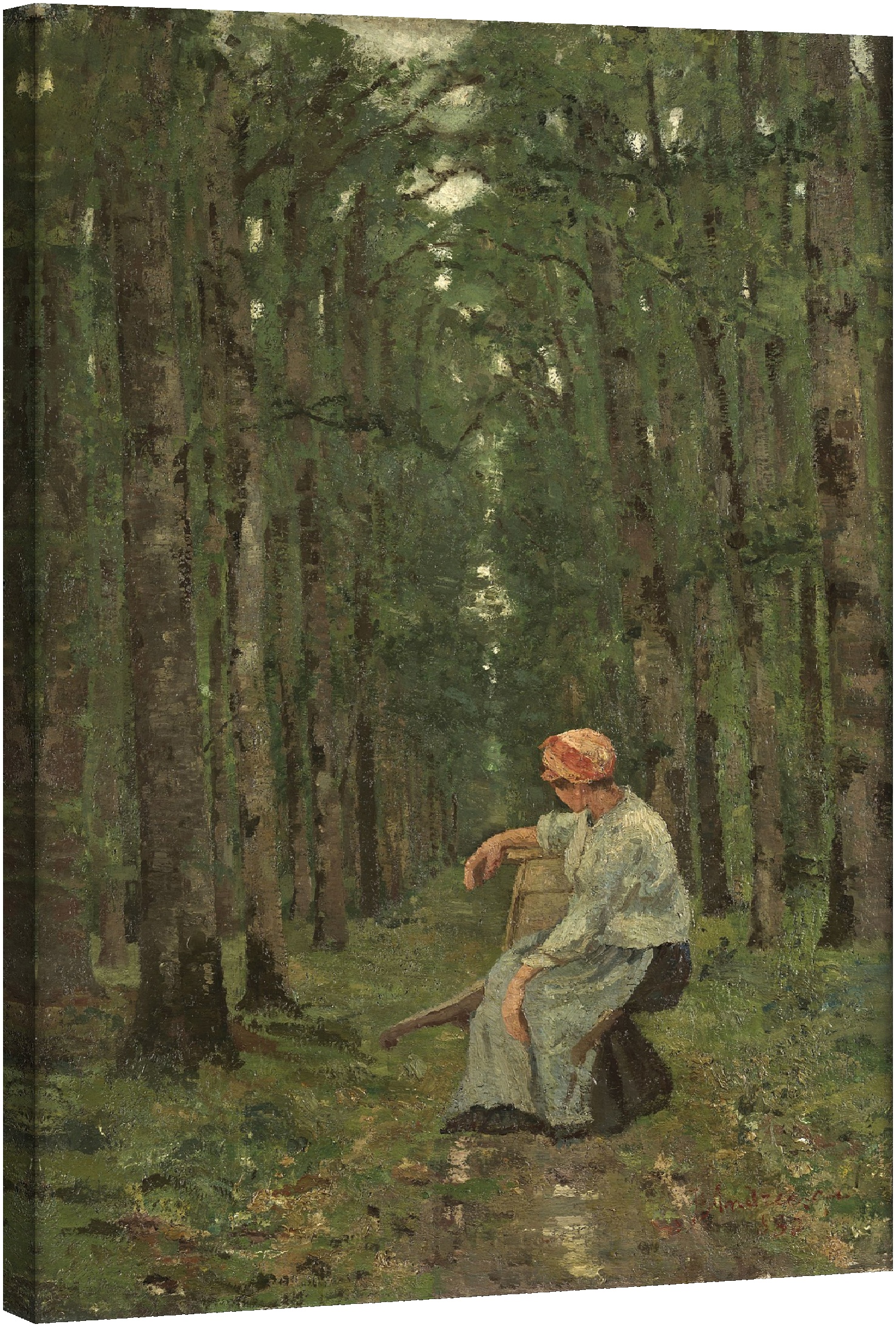 Femeie în pădure (1880)