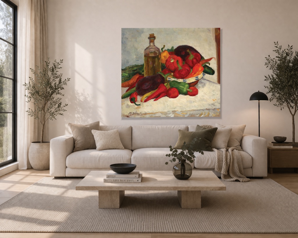 Natura statica cu legume coapte - imagine 2