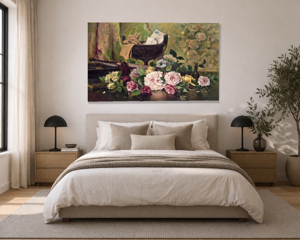 Natura statica cu flori - imagine 3