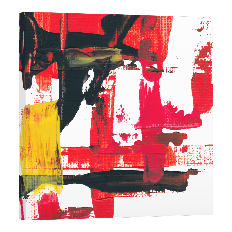 Асбтракция Детайл в червени граници