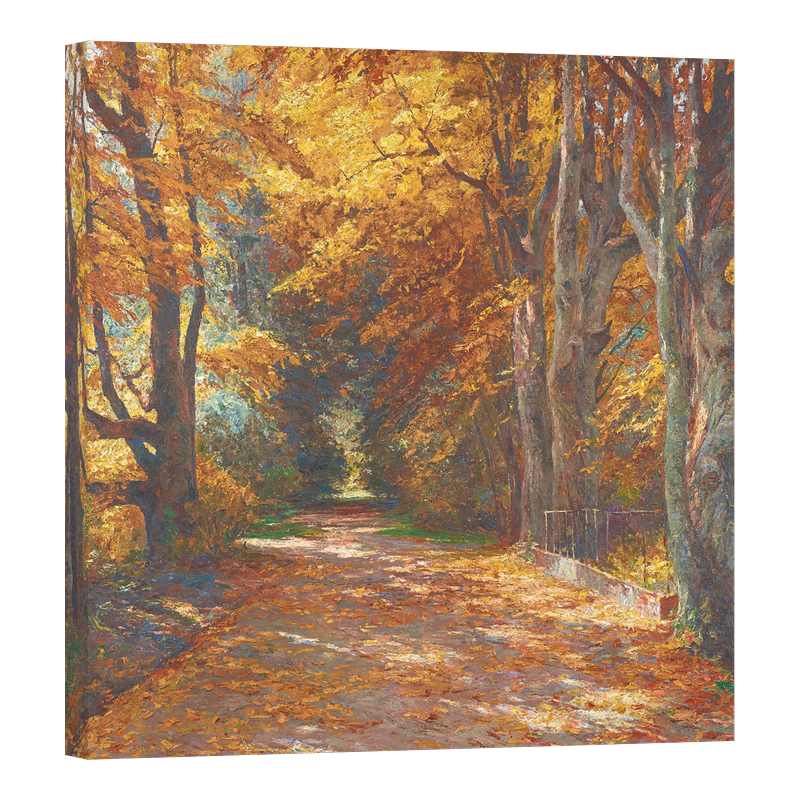 Алея край Пратера,есента 1900