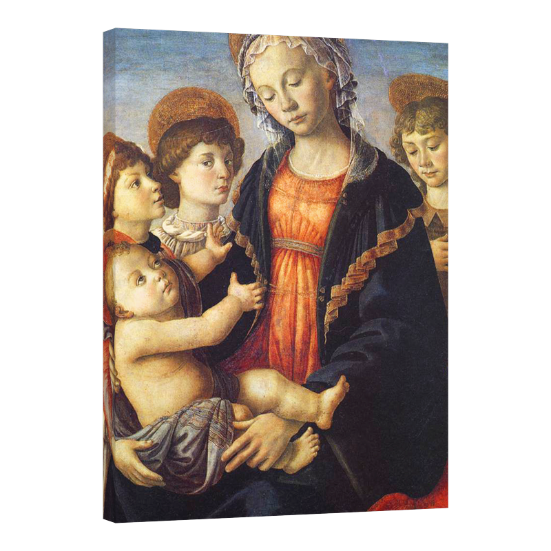 Богородица с Христос, два ангела и Йоан Кръстител