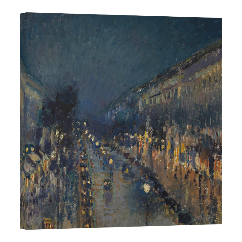 Булевард Монмартър през нощта