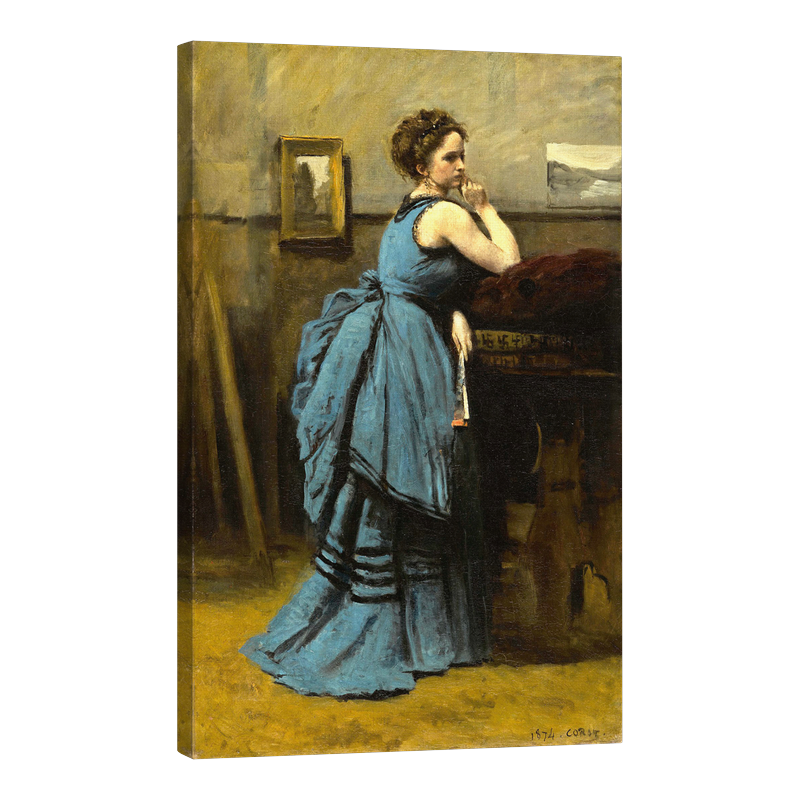 Дамата в синьо