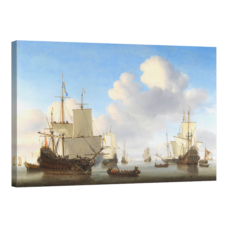 Датските кораби в спокойни води 1665