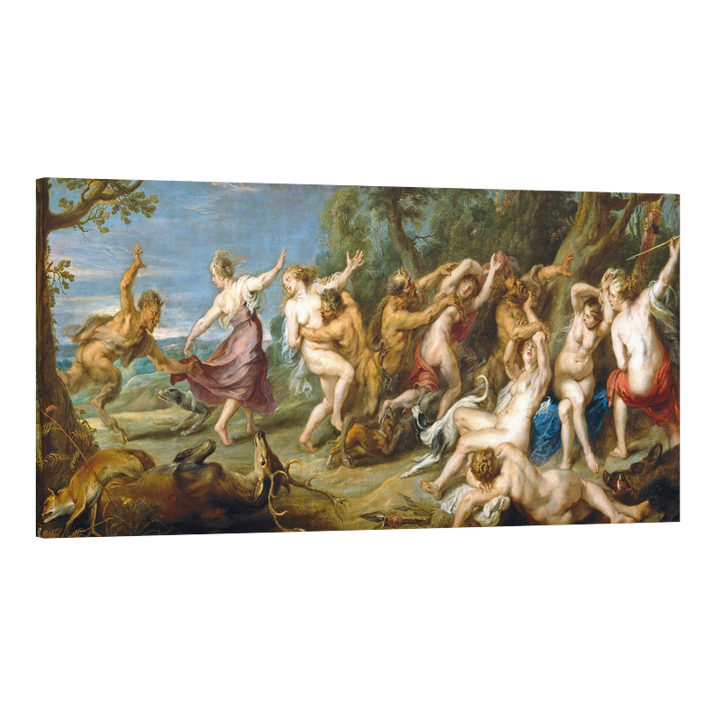 Даяна и нейните нимфи изненадани от Сатирите 1639