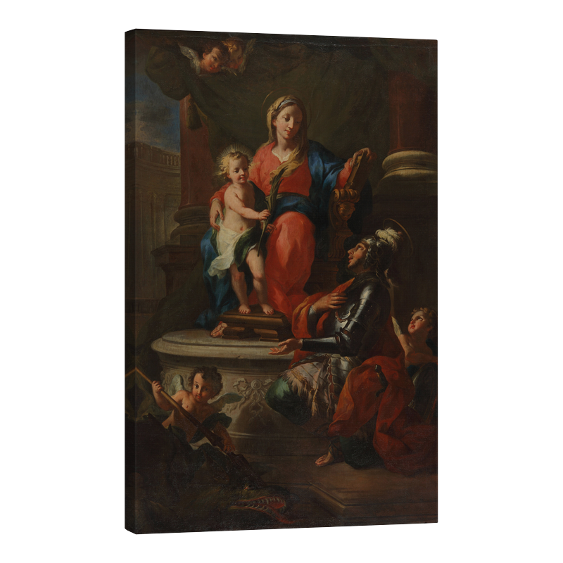 Дева Мария с Исус и Св. Георги