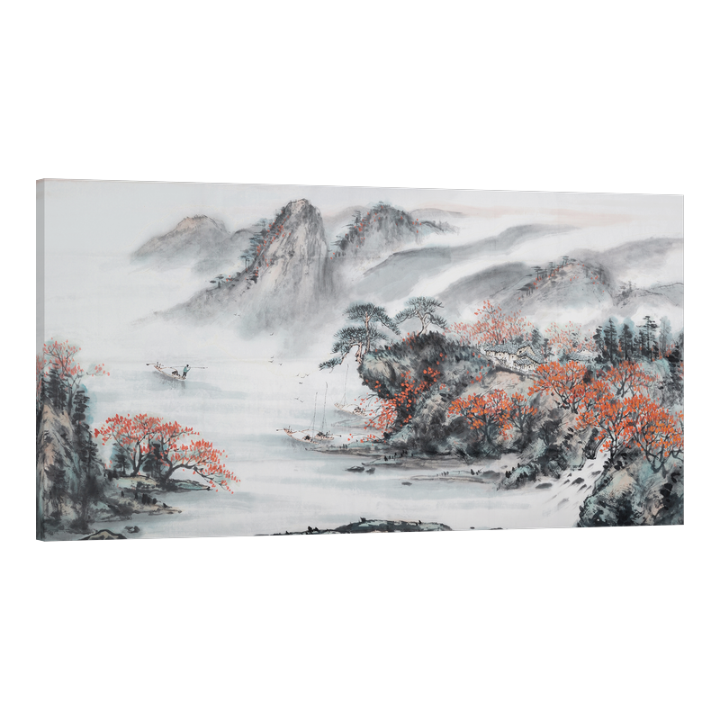 Долина пейзаж от Азия