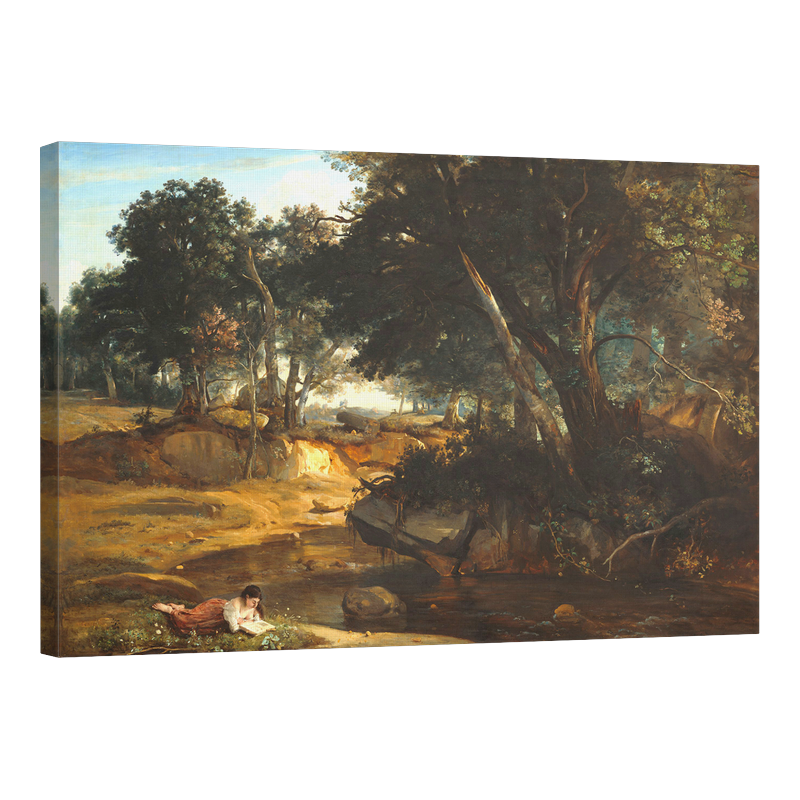 Гледка към гората на Фонтежло 1830