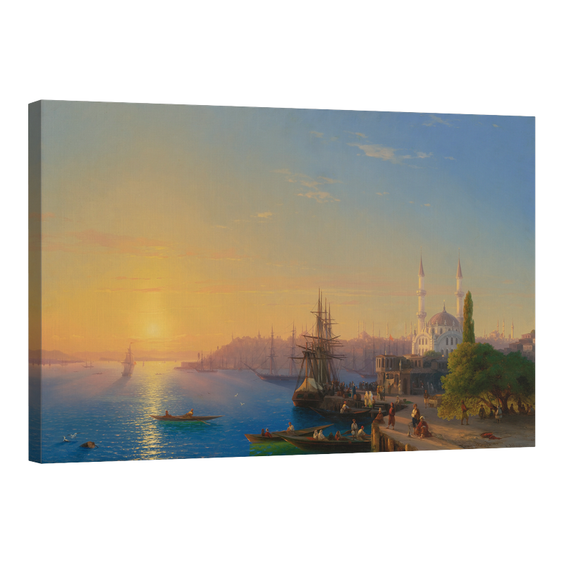 Гледка към Константинопол и Босфора