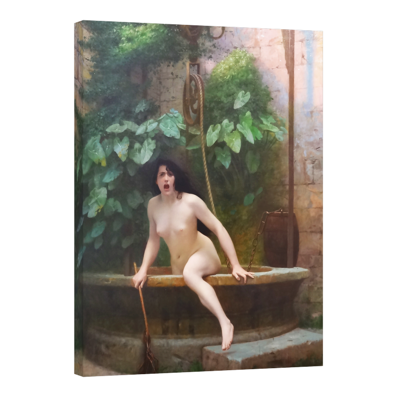 Голата Истина излиза от кладенеца 1896