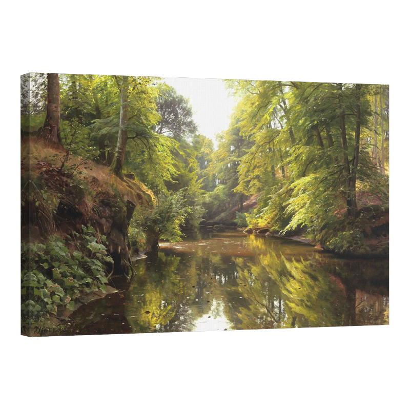 Горски пейзаж- Тиха река 1913