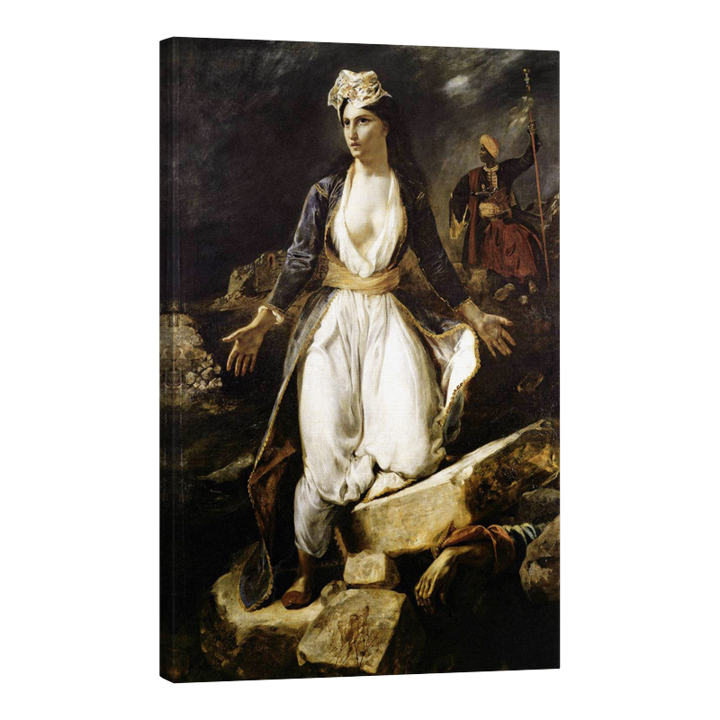 Гърция върху руините на Мисолонги 1826