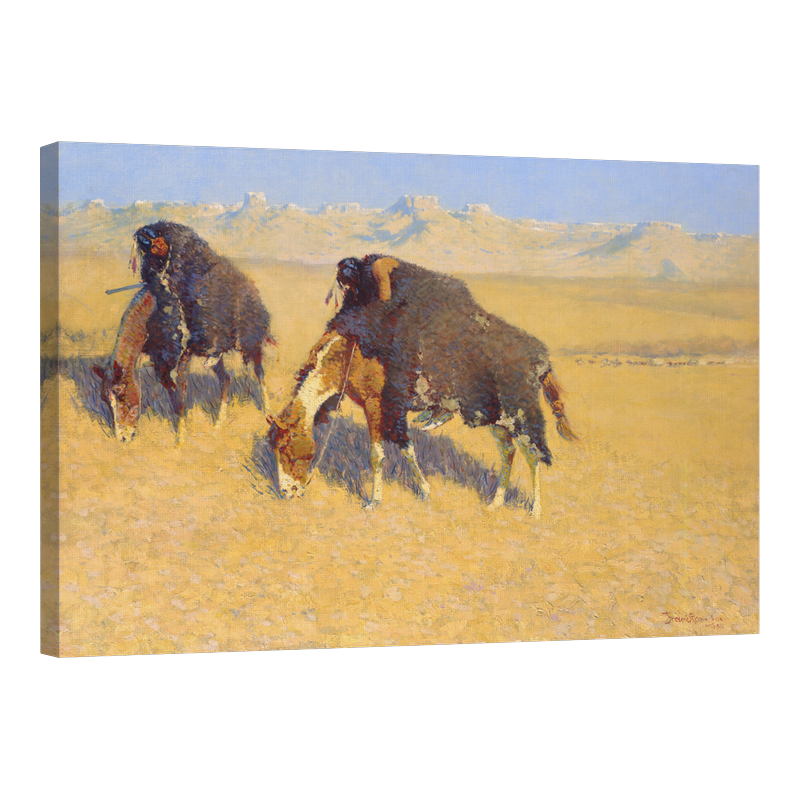 Индианци, симулиращи бивол