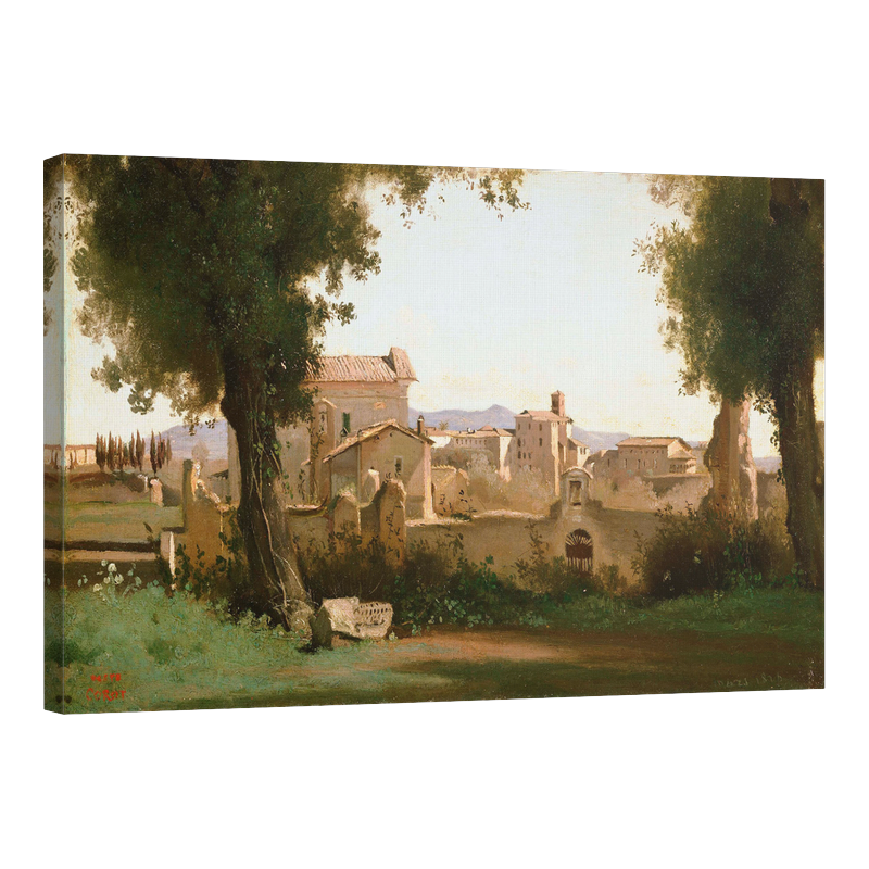 Изглед от градините Фарнезе, Рим 1826