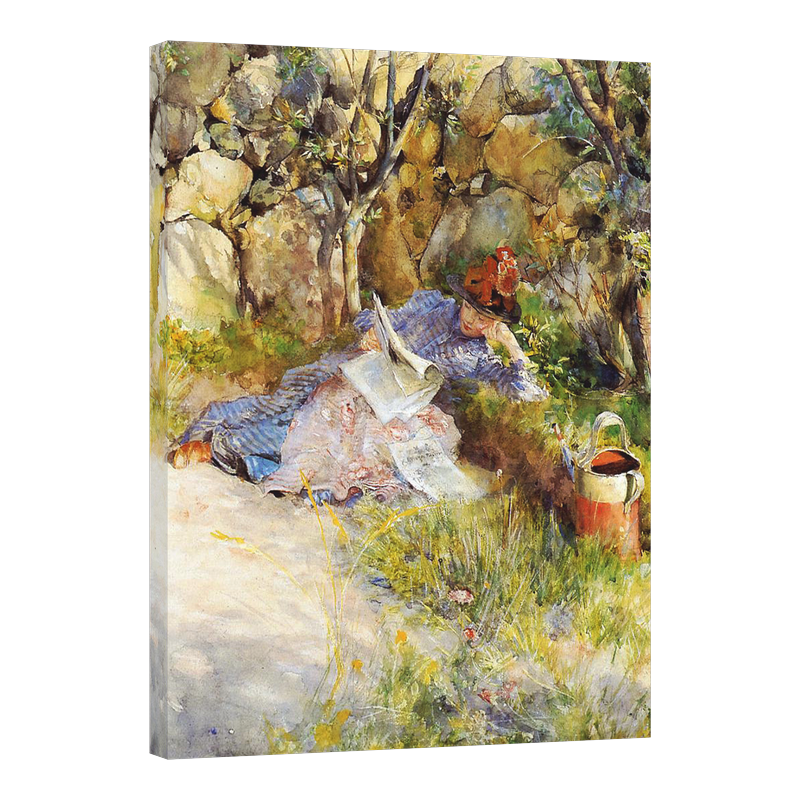 Жена четяща вестника