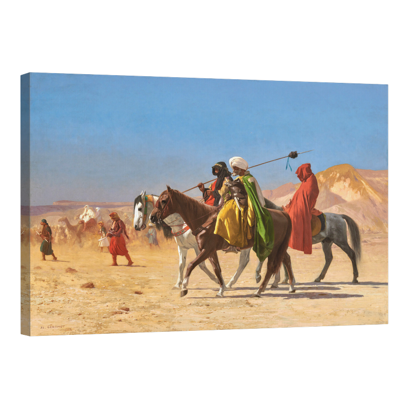 Конници прекосяват пустинята 1870