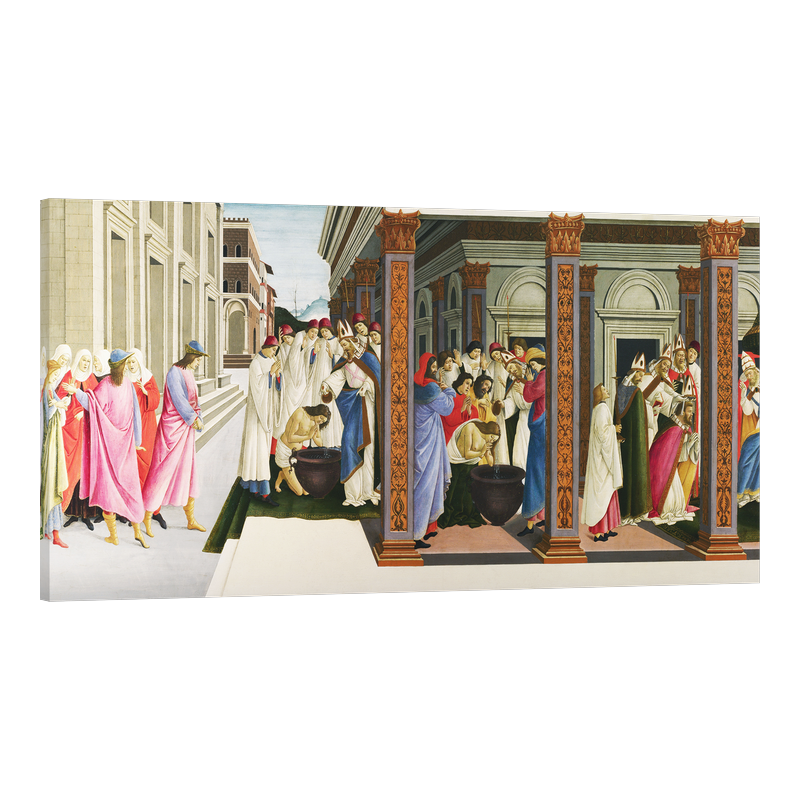 Кръщение на св. Зенобий и назначаването му за епископ