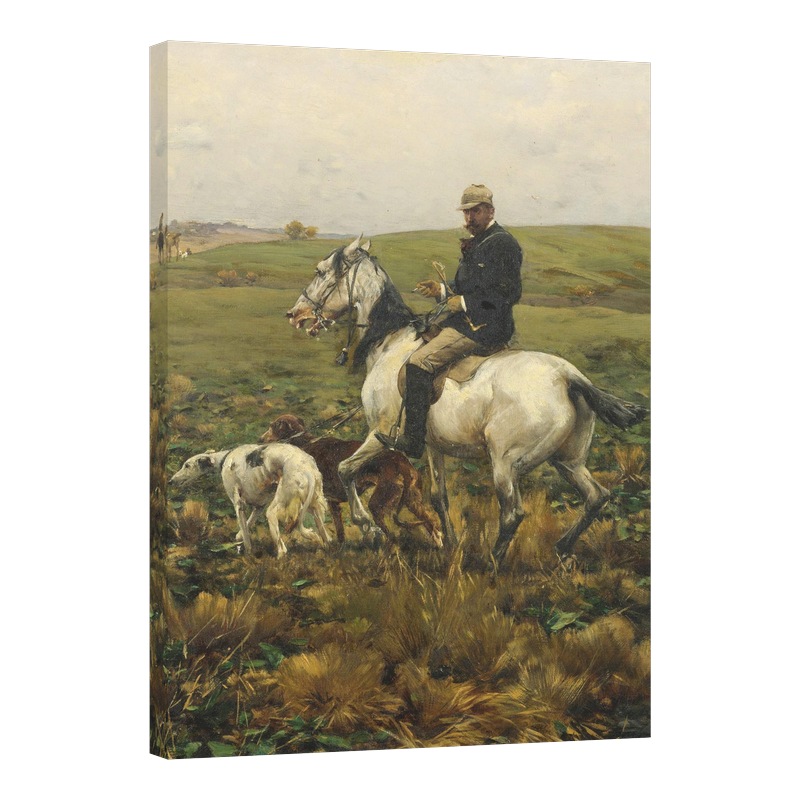 Ловец с хрътки