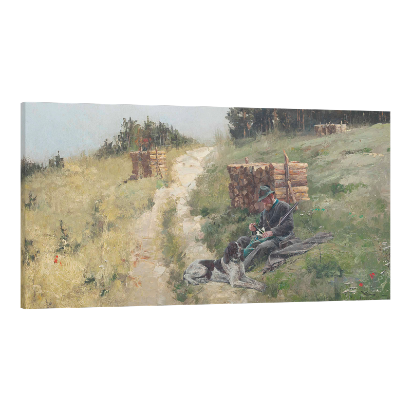 Ловец в почивка , 1892