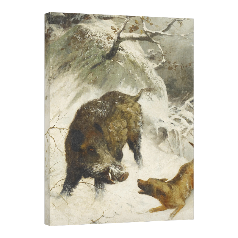 Ловно куче и глиган 1889