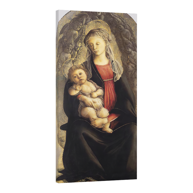 Мадоната в слава и серафими